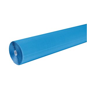 Corrugated Roll BR BLUE 4' x 25' ~EACH
