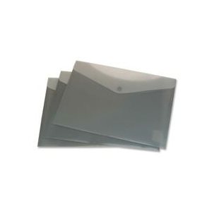 Frosted Poly Envelope CHARCOAL ~EACH