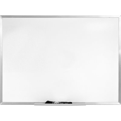 Dry Erase Board w / Alum Frame 18"x24" ~EACH