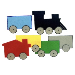 Felt Stories, This Little Train ~6 Piece Set