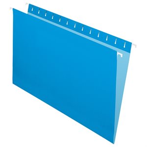 Folders Legal Hanging BLUE ~BOX 25