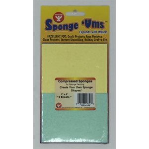 Sponge Ums Sponge Sheets 3" x 4" ~PKG 4