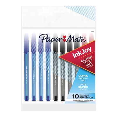 InkJoy Medium BLUE / BLACK / RED Pens ~PKG 10
