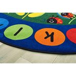 Carpet Ladybug Circletime 6' 9" x 9' 5" Oval 