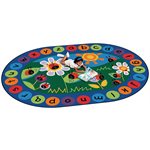 Carpet Ladybug Circletime 8' 3" x 11' 8" Oval ~EACH