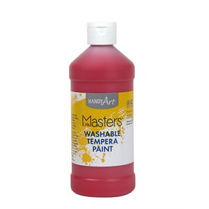Little Masters Washable Tempera Paint Red 16oz ~EACH