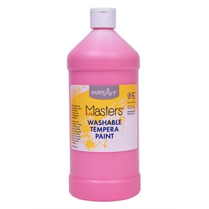 Little Masters Washable Tempera Paint Pink 32oz ~EACH