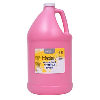 Little Masters Washable Tempera Paint Pink 1 Gallon ~EACH