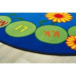 Carpet ABC Caterpillar 6' 9" x 9' 5" Oval ~EACH