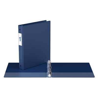 1" BLUE O Ring Commercial Binder ~EACH