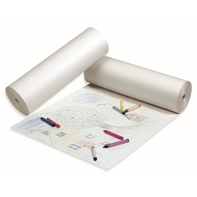 Newsprint WHITE Roll 24"x 1000' ~EACH