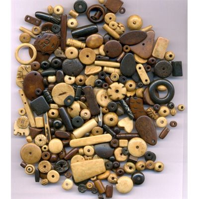 Bone Beads Assorted 250gr ~EACH