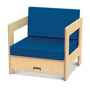 BLUE Easy Chair 19 1 / 2" Wx 20" Dx 20" H ~EACH
