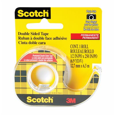 Scotch Permanent Double Sided Tape ~EACH