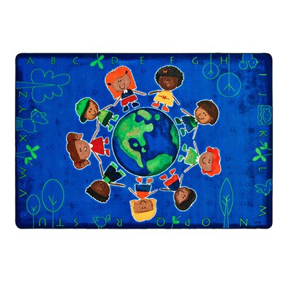 Carpet Give the Planet a Hug 6' x 9' Rectangle ~EACH