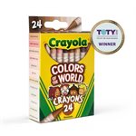 Crayola Multicultural Crayons ~BOX 24