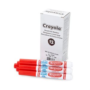 Washable RED Markers ~BOX 12