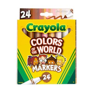 Multicultural Washable Markers ~BOX 24