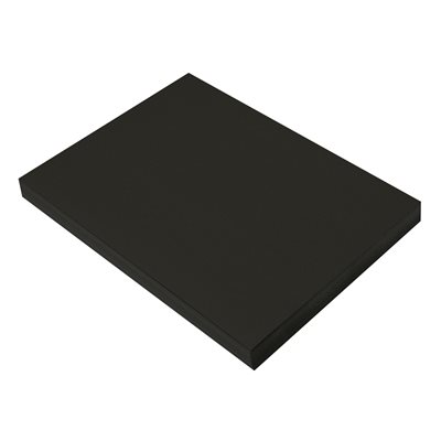 Construction Paper BLACK 9x12 ~PKG 100