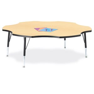 Berries Table, Toddler- Maple 60" x 66" Horseshoe ~EACH