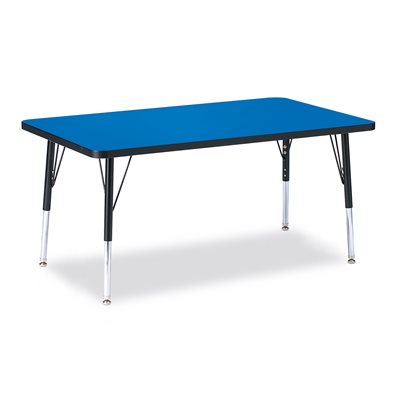 Berries Table, Elementary Height - Blue 30" x 48" ~EACH