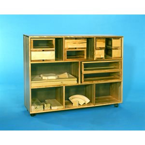 Hardwood Storage Cabinet ~EACH