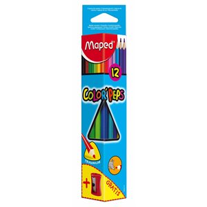 Pencil Crayons Triangular Shape ~PKG 12