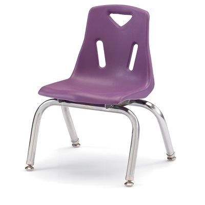 10" PURPLE Chair w / Chrome Plated legs ~EACH