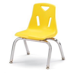 10" YELLOW Chair w / Chrome Plated legs ~EACH