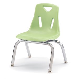 10" KEY LIME Chair w / Chrome Plated legs ~EACH