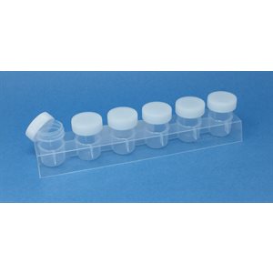 6 (1oz) Well Plastic Paint Tray ~EACH