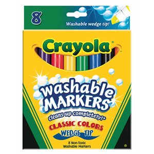Wedge Tip Classic Color Markers ~BOX 8