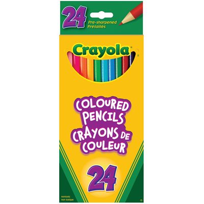Crayola Pencil Crayons ~BOX 24