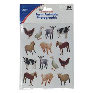 Stickers Farm Animals ~PKG 84