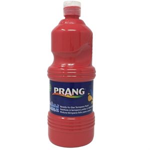 Prang RED Washable Tempera Paint 32oz ~EACH