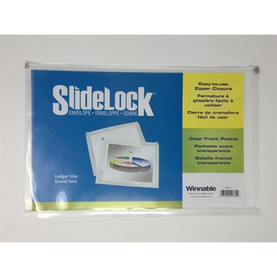 Env Poly w / Slidelock CLEAR 17.75" x 11.75" ~EACH