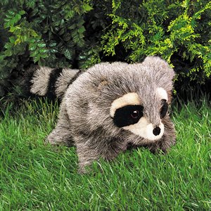 Puppet Baby Racoon 10" Long ~EACH
