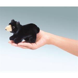 Finger Puppet Black Bear ~EACH