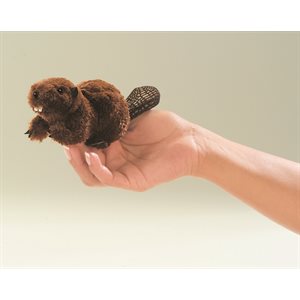 Finger Puppet Beaver ~EACH