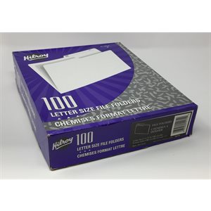 Filefolders Letter BLACK ~BOX 100