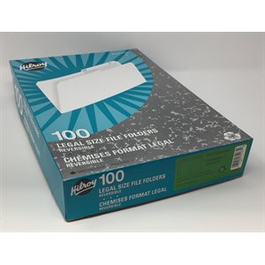 Filefolders Legal GREEN ~BOX 100