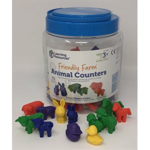 Friendly Farm Animal Counters ~SET 72