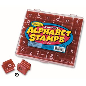 Stamps Lowercase Alpha & Punct ~SET 34