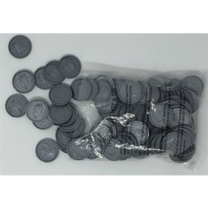 Quarters Cdn Play Coins ~PKG 100