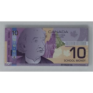 $10 Canadian Play Bills ~PKG 100