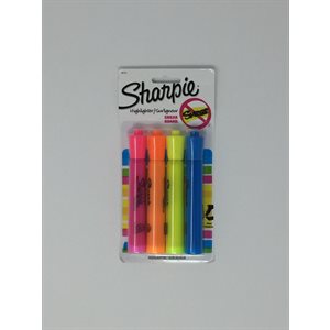 Sharpie Accent Highlighter Chisel Tip ~PACK 4
