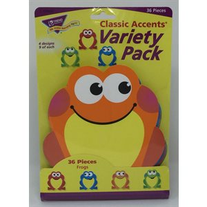 Classic Accents Frogs Assorted ~PKG 36