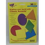 Classic Accents Super Shapes Assorted ~PKG 36