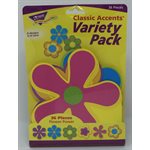 Classic Accents Flower Power Assorted ~PKG 36