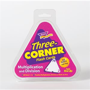 Flash Cards Three-Corner Multiplication / Division ~PKG 46